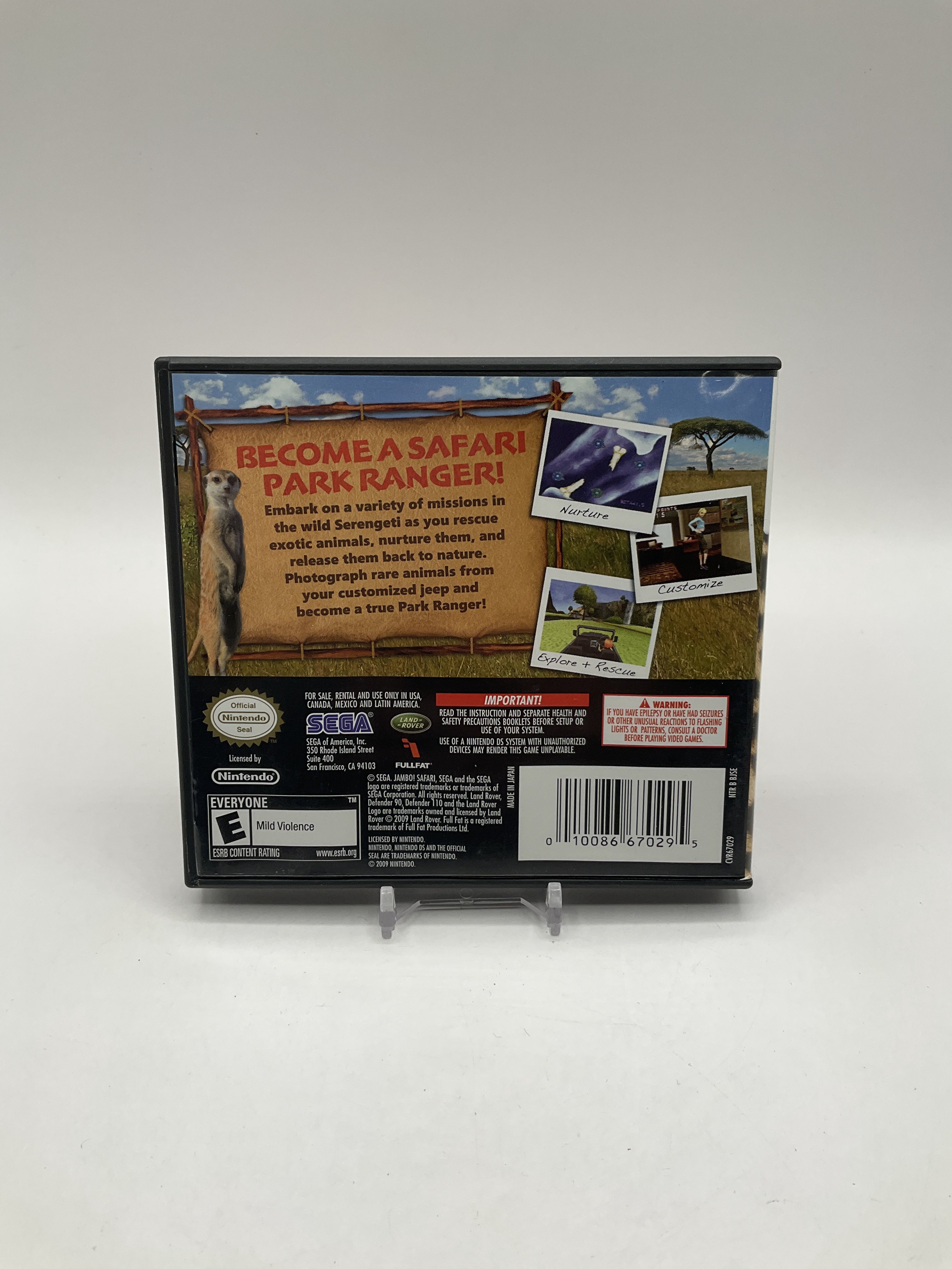 Jambo! Safari Animal Rescue Nintendo DS Used、Collector Store LLC - VG、kayou