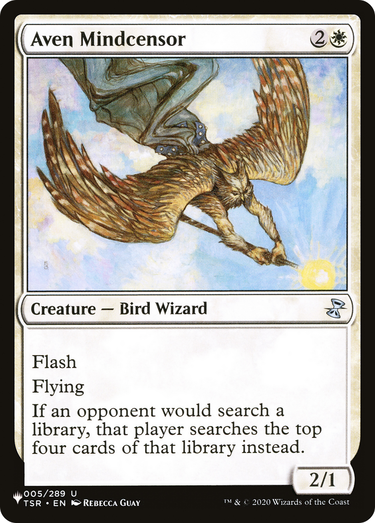 Aven Mindcensor (LIST-005/289) - The List、Wizards of the Coast、kayou