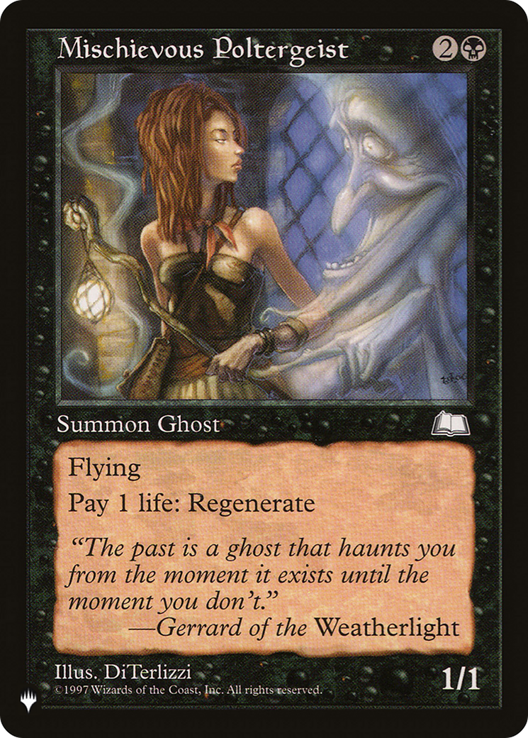 Mischievous Poltergeist (LIST-) - The List、Wizards of the Coast、kayou