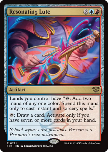 Resonating Lute (Foil) | Secrets of Strixhaven、Magic: The Gathering、kayou