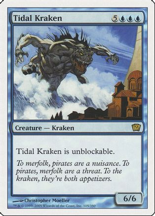 Tidal Kraken (9ED-105) - 9th Edition Foil、Wizards of the Coast、kayou