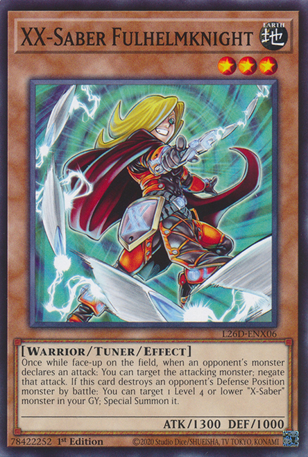 L26D-ENX06 XX-Saber Fulhelmknight、Yu-Gi-Oh!、kayou