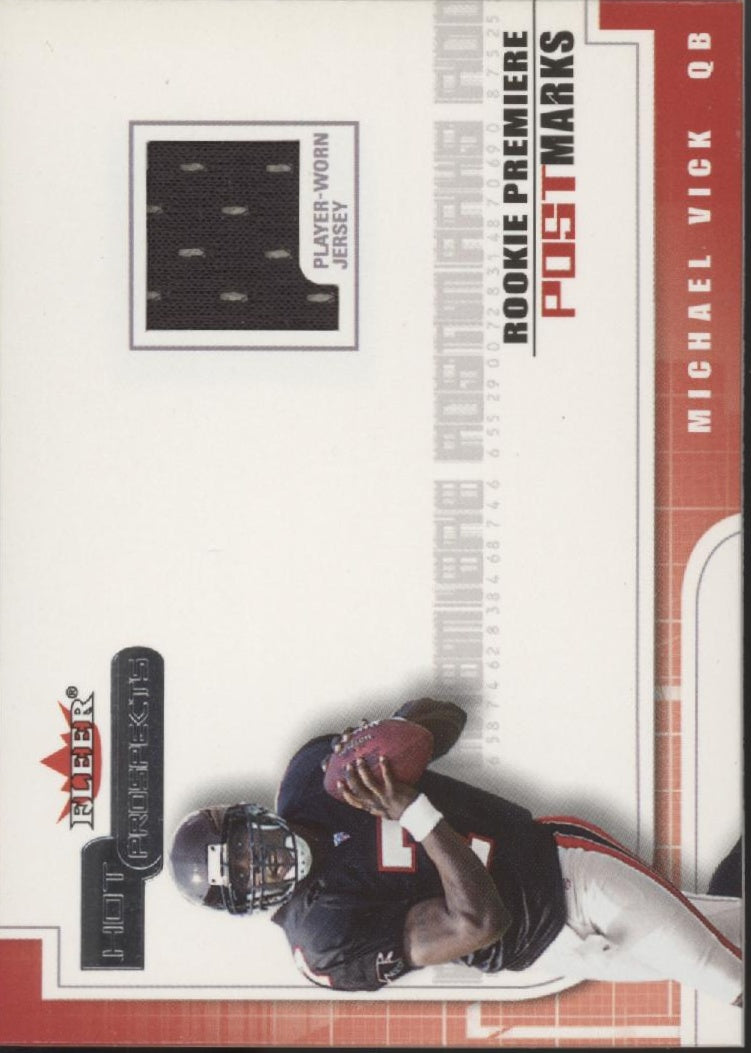 Michael Vick 2001 Fleer Hot Prospects Post Marks Swatch 0526/1775、Collector Store LLC、kayou