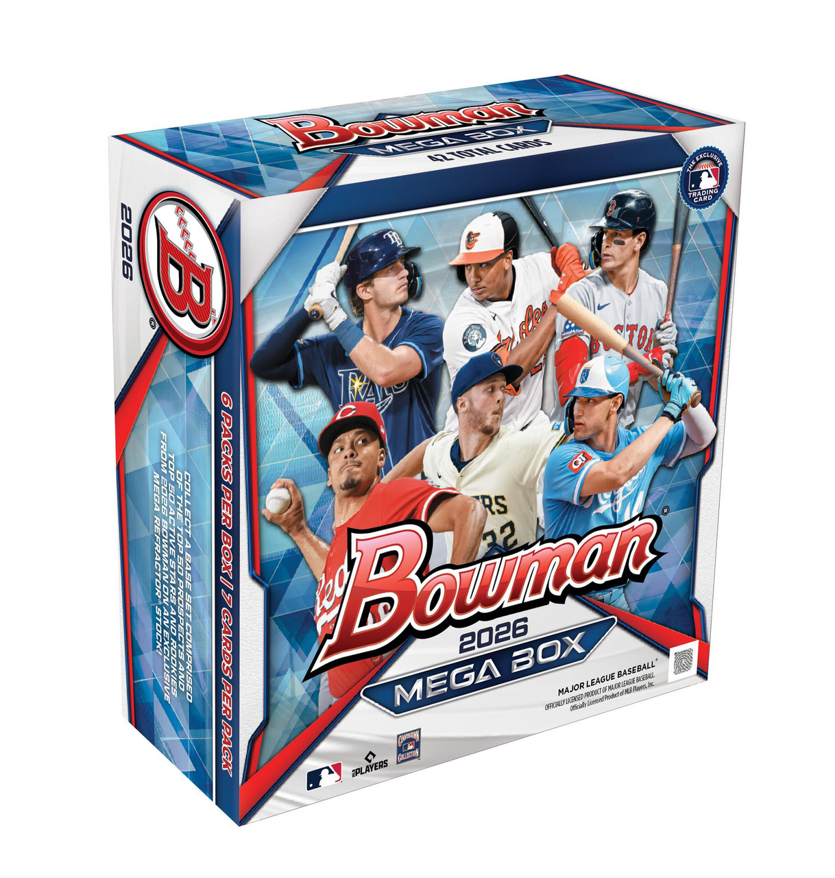 MLB Topps 2026 Bowman Baseball Trading Card MEGA Box 6 Packs、ToyWiz、kayou