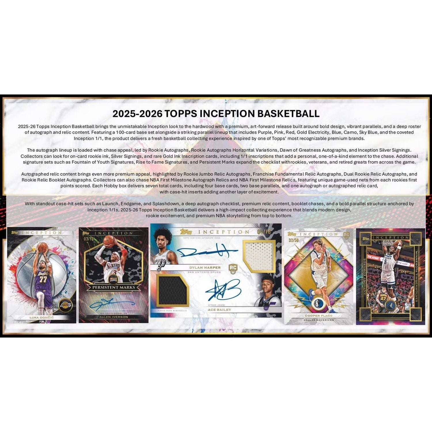 2025-26 Topps Inception Basketball Hobby Box、Topps、kayou