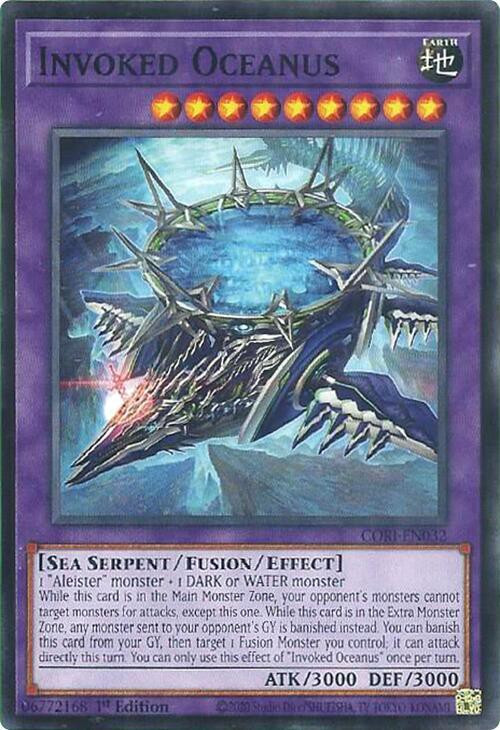 YuGiOh Trading Card Game Chaos Origins Common Invoked Oceanus CORI-EN032、ToyWiz、kayou