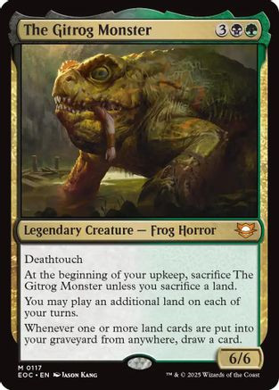 The Gitrog Monster (EOC-117) - Commander: Edge of Eternities、Wizards of the Coast、kayou