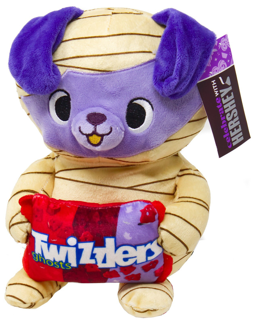 Celebrate with Hershey Puppy Mummy Twizzlers 8-Inch Plush、ToyWiz、kayou