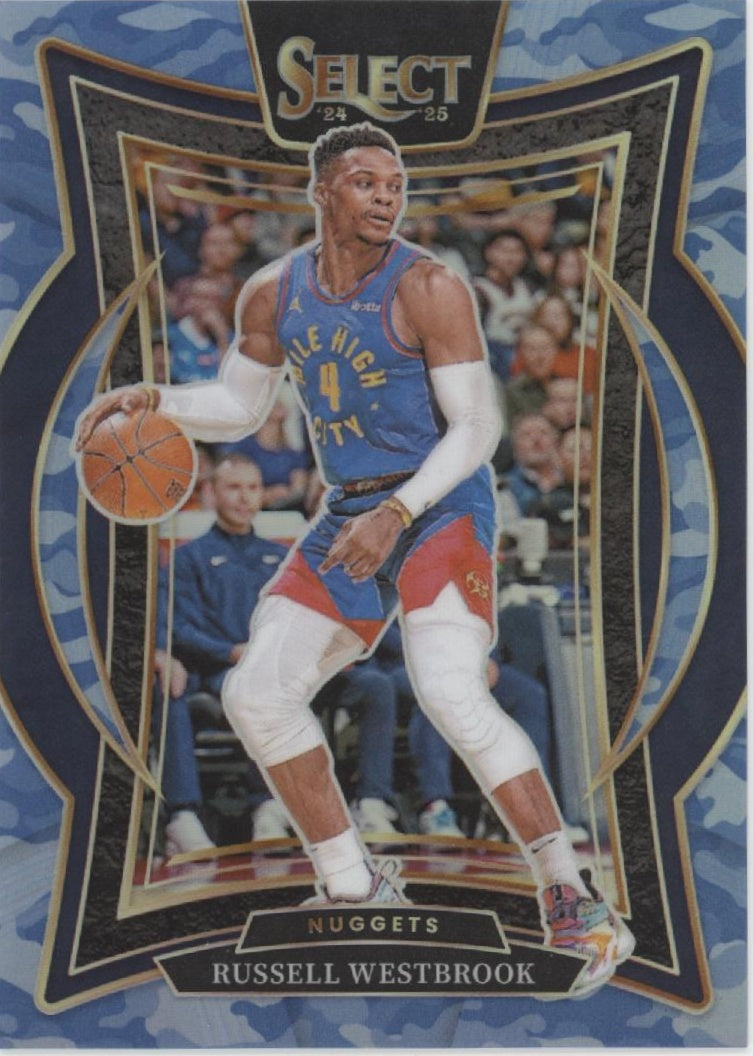 Russell Westbrook 2024-25 Panini Select Blue Camo Prizm 98/99 #18、Collector Store LLC、kayou