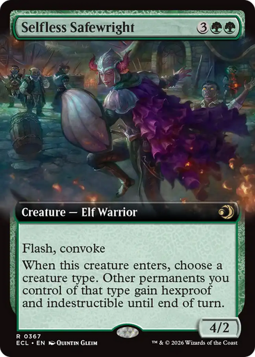 Selfless Safewright (Extended Art Foil) | Lorwyn Eclipsed、Magic: The Gathering、kayou