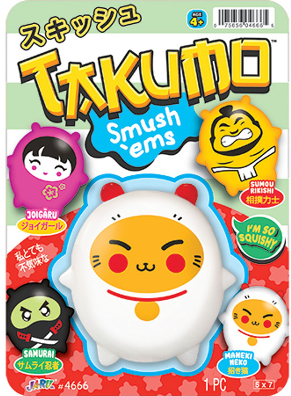 Takumo Smush 'Ems Maneki Neko Squeeze Toy、ToyWiz、kayou