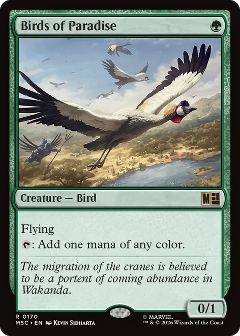 Birds of Paradise (Surge Foil) | Marvel Super Heroes Commander、Magic: The Gathering、kayou
