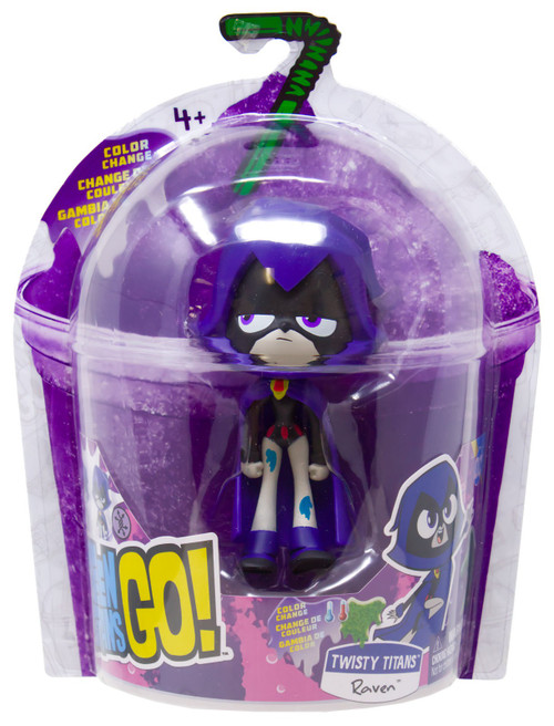 Teen Titans Go! DC Twisty Titans Color Change Raven 6-Inch Bendable Figure、ToyWiz、kayou