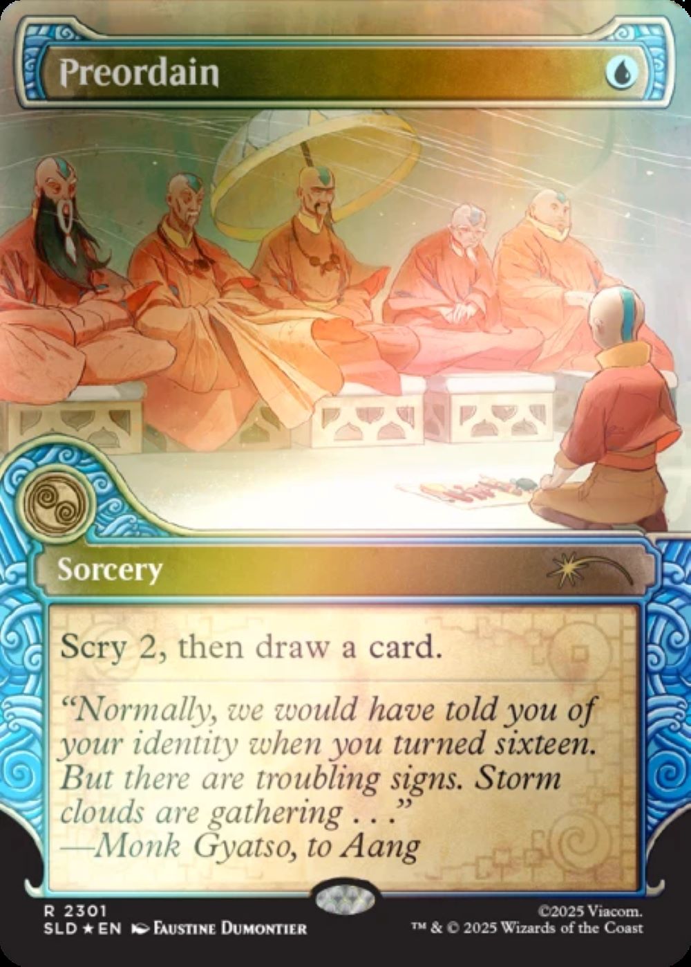 Magic the Gathering Avatar the Last Air Bender Secret Lair - One With The Elements Rainbow Foil、Magic the Gathering、kayou