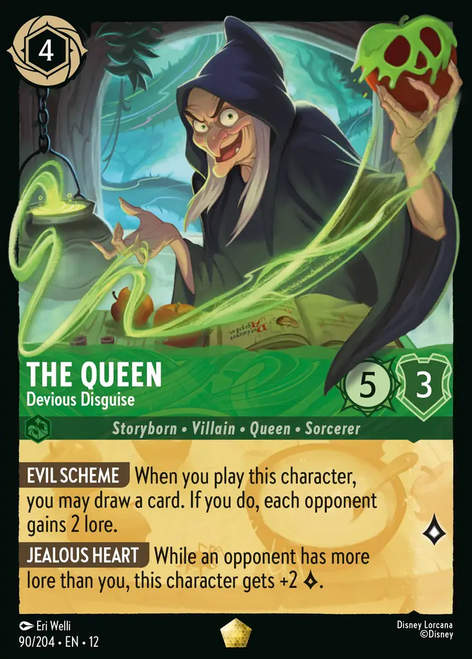 The Queen - Devious Disguise (Foil) | Wilds Unknown、Disney Lorcana、kayou
