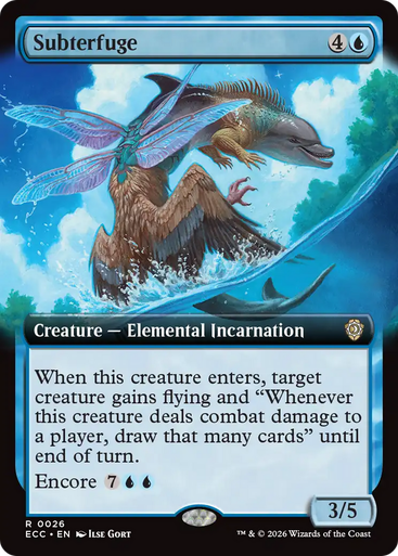 Subterfuge (Extended Art) | Lorwyn Eclipsed Commander、Magic: The Gathering、kayou