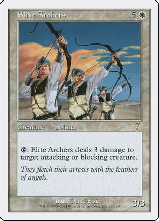 Elite Archers (7ED-015) - 7th Edition Foil、Wizards of the Coast、kayou