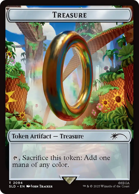 Treasure Token (Secret Lair - Sonic: Chasing Adventure) | Secret Lair Drops、Magic: The Gathering、kayou