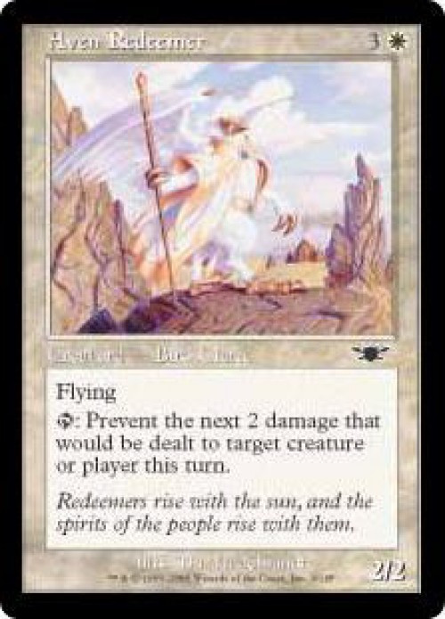 MtG Trading Card Game Legions Common Aven Redeemer #3 Lightly Played、ToyWiz、kayou