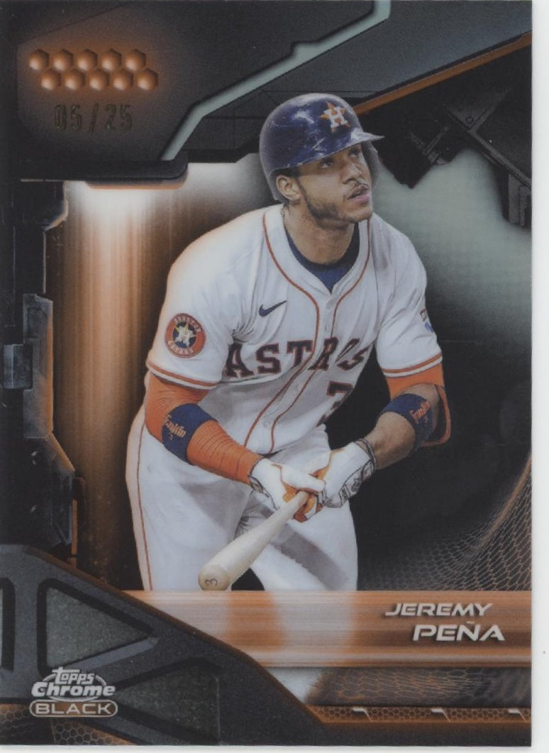 Jeremy Pena 2026 Topps Chrome Black Orange Refractor 05/25 #36、Collector Store LLC、kayou