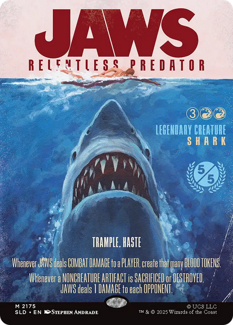 Jaws, Relentless Predator (Secret Lair - Jaws: Terror of Amity Island) | Secret Lair Drops、Magic: The Gathering、kayou