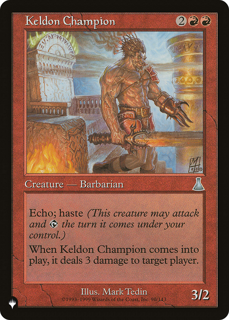 Keldon Champion (LIST-90/143) - The List、Wizards of the Coast、kayou