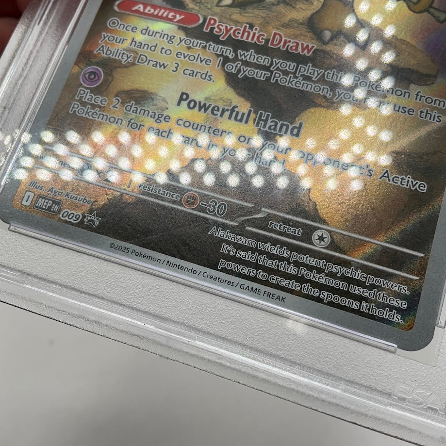 Alakazam Pokemon Mega Evolution Elite Trainer Box Mega Gardevoir #009 PSA 9、Collector Store LLC Gaming、kayou