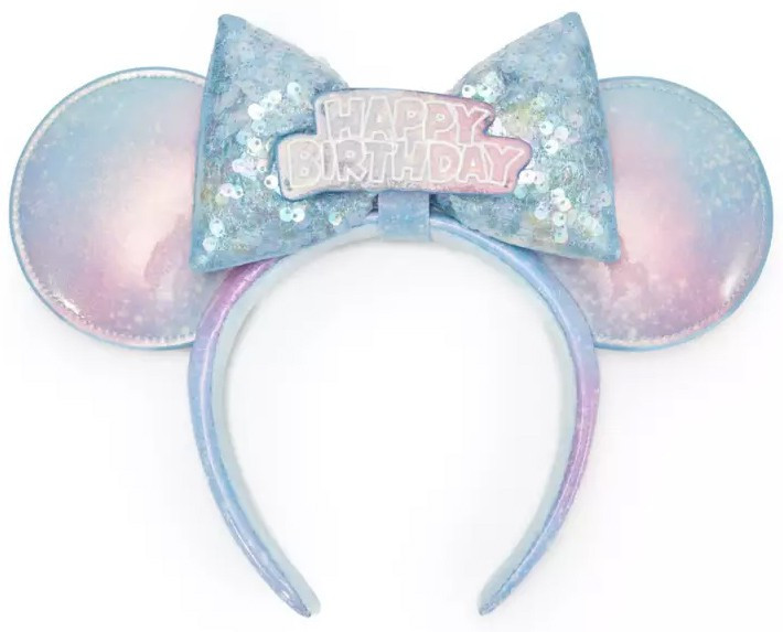 Disney Minnie Mouse Happy Birthday Ear Exclusive Headband for Adults、ToyWiz、kayou