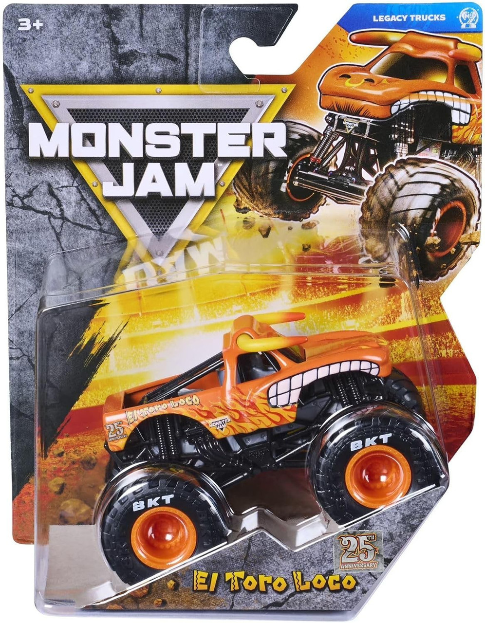 Monster Jam Legacy Trucks Series 46 El Toro Loco Diecast Car、ToyWiz、kayou