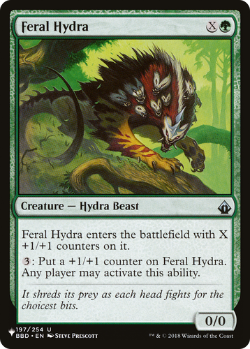 Feral Hydra (LIST-197/254) - The List、Wizards of the Coast、kayou