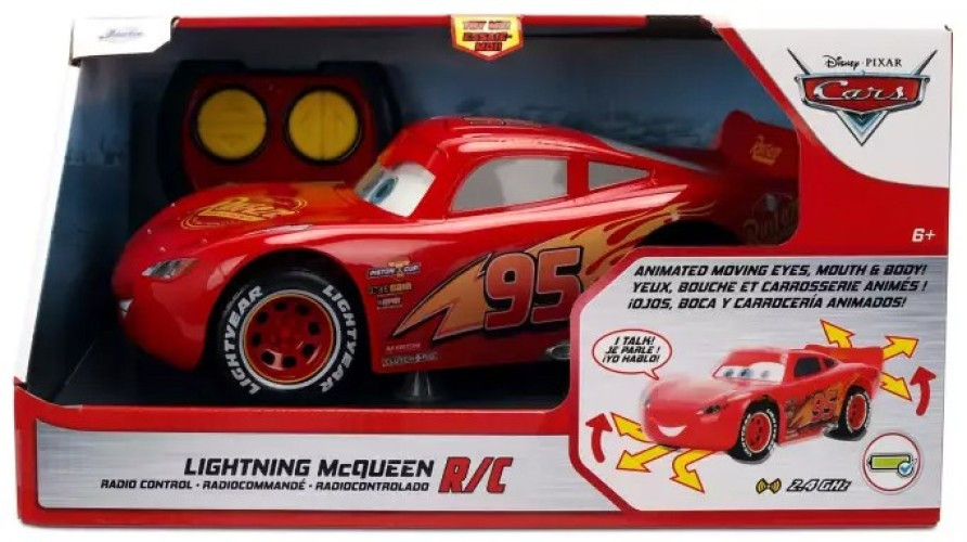 Disney / Pixar Cars Lightning McQueen Animated R/C Radio Control Car、ToyWiz、kayou