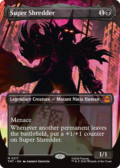 Super Shredder (Borderless Silhouette) | Teenage Mutant Ninja Turtles、Magic: The Gathering、kayou