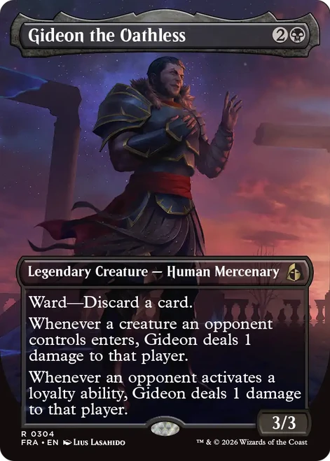 Gideon the Oathless (Borderless Echoed Pairs) | Reality Fracture、Magic: The Gathering、kayou