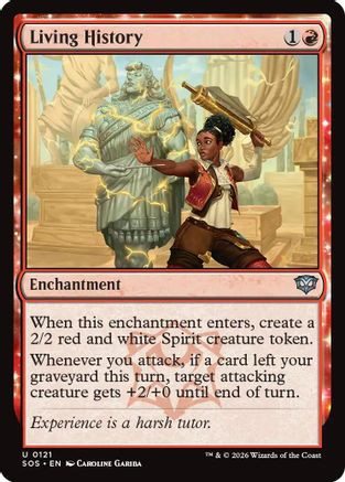 Living History (SOS-121) - Secrets of Strixhaven Foil、Wizards of the Coast、kayou
