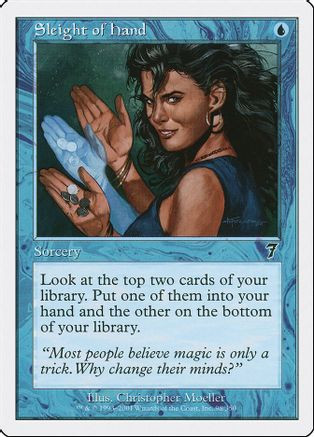 Sleight of Hand (7ED-098) - 7th Edition、Wizards of the Coast、kayou