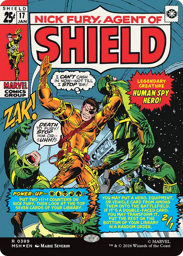 Nick Fury, Agent of S.H.I.E.L.D. (Classic Comic Panel Foil) | Marvel Super Heroes、Magic: The Gathering、kayou