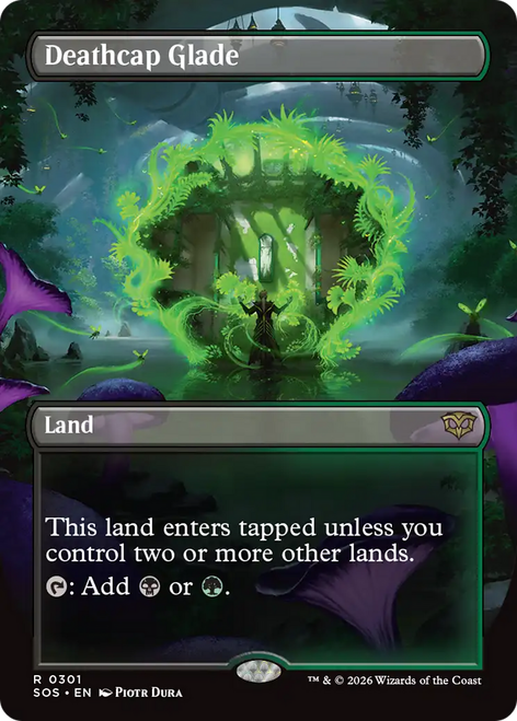 Deathcap Glade (Borderless Art) | Secrets of Strixhaven、Magic: The Gathering、kayou