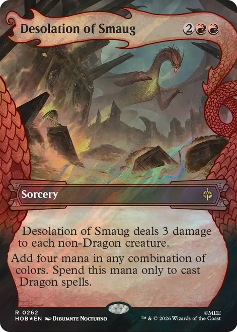 Desolation of Smaug (Dragon Hoard Frame Surge Foil) | The Hobbit、Magic: The Gathering、kayou