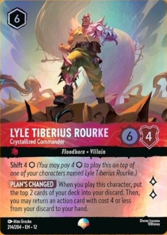 Lyle Tiberius Rourke - Crystallized Commander (Epic Rare) | Wilds Unknown、Disney Lorcana、kayou
