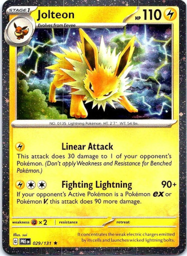 SV Prismatic Evolutions 029/131 Jolteon (Cosmo Holo)、Pokemon、kayou