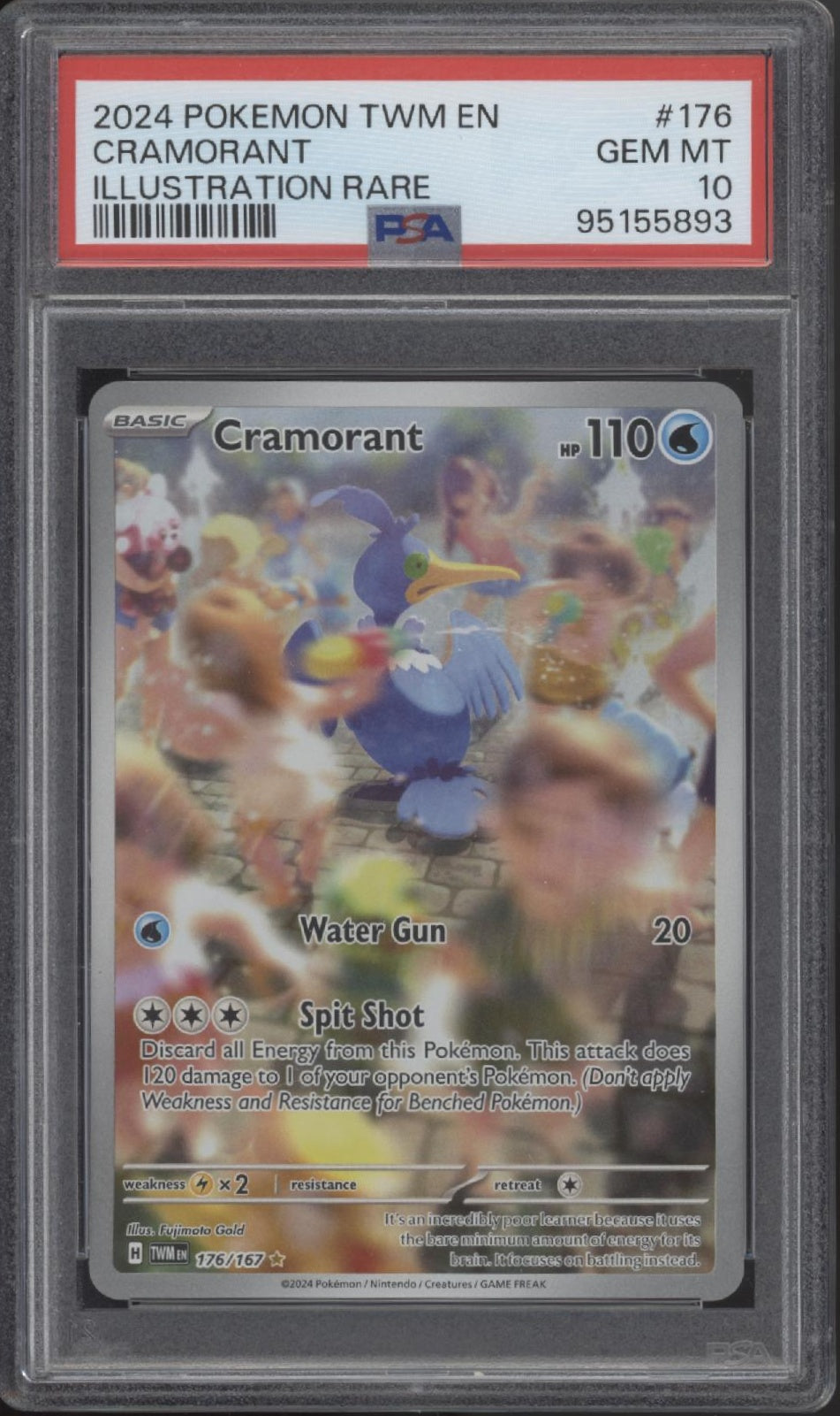 Cramorant Pokemon Twilight Masquerade Illustration Rare #176 PSA 10、Collector Store LLC Gaming、kayou