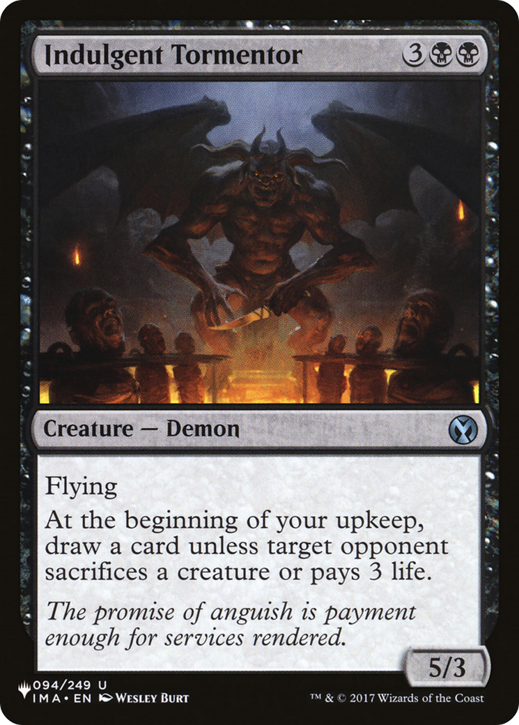 Indulgent Tormentor (LIST-094/249) - The List、Wizards of the Coast、kayou