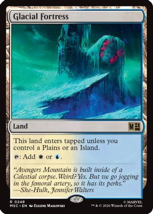 Glacial Fortress (Surge Foil) (MSC-248) - Commander: Marvel Super Heroes Foil、Wizards of the Coast、kayou