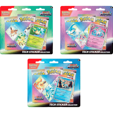 Pokemon: Scarlet & Violet - Prismatic Evolutions - Tech Sticker Collection (Set of 3)、The Pokémon Company、kayou