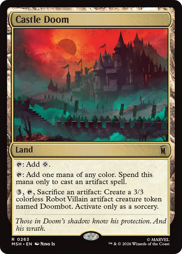 Castle Doom (Foil) | Marvel Super Heroes、Magic: The Gathering、kayou