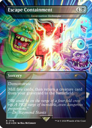 Escape Containment - Incarnation Technique (Rainbow Foil) (SLD-1776) - Secret Lair Drop Series Foil、Wizards of the Coast、kayou