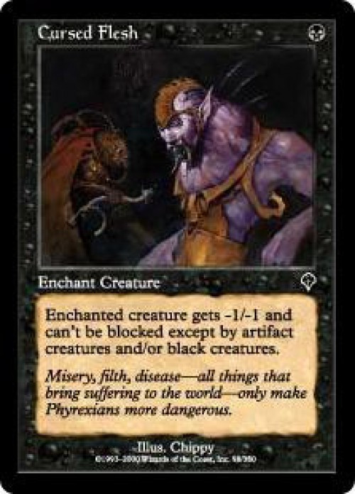 MtG Invasion Common Cursed Flesh #98、ToyWiz、kayou