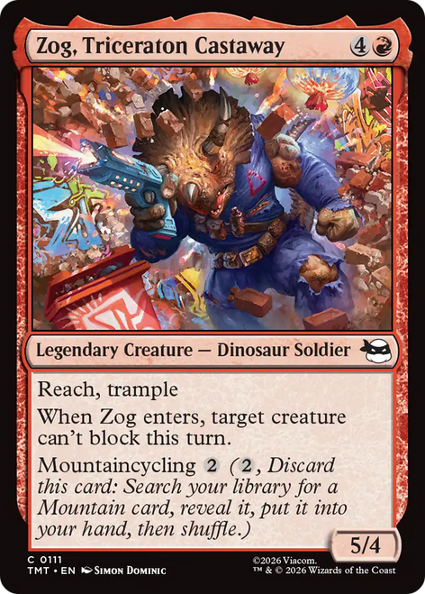Zog, Triceraton Castaway | Teenage Mutant Ninja Turtles、Magic: The Gathering、kayou