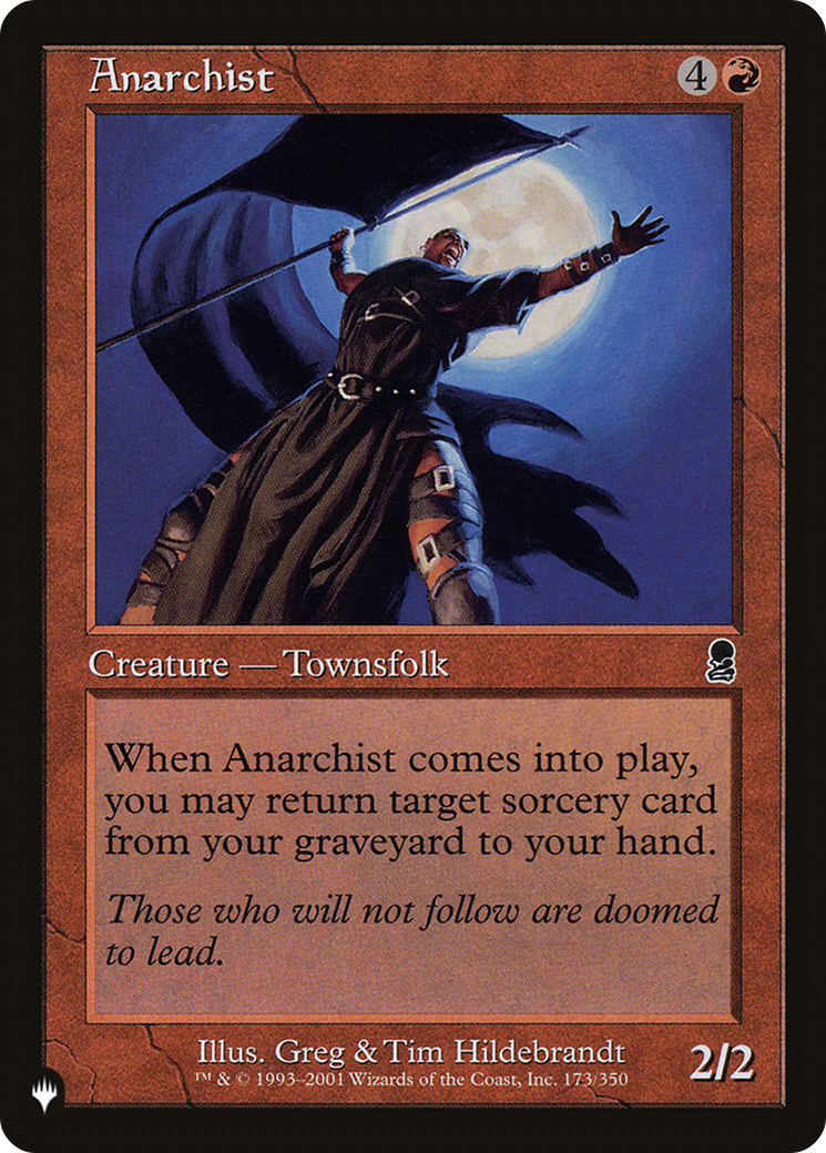 Anarchist (LIST-173/350) - The List、Wizards of the Coast、kayou
