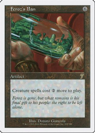 Feroz's Ban (7ED-295) - 7th Edition、Wizards of the Coast、kayou